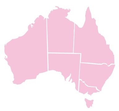 Australia stockist map